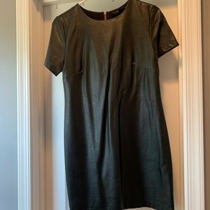 Pleather Mini Dress